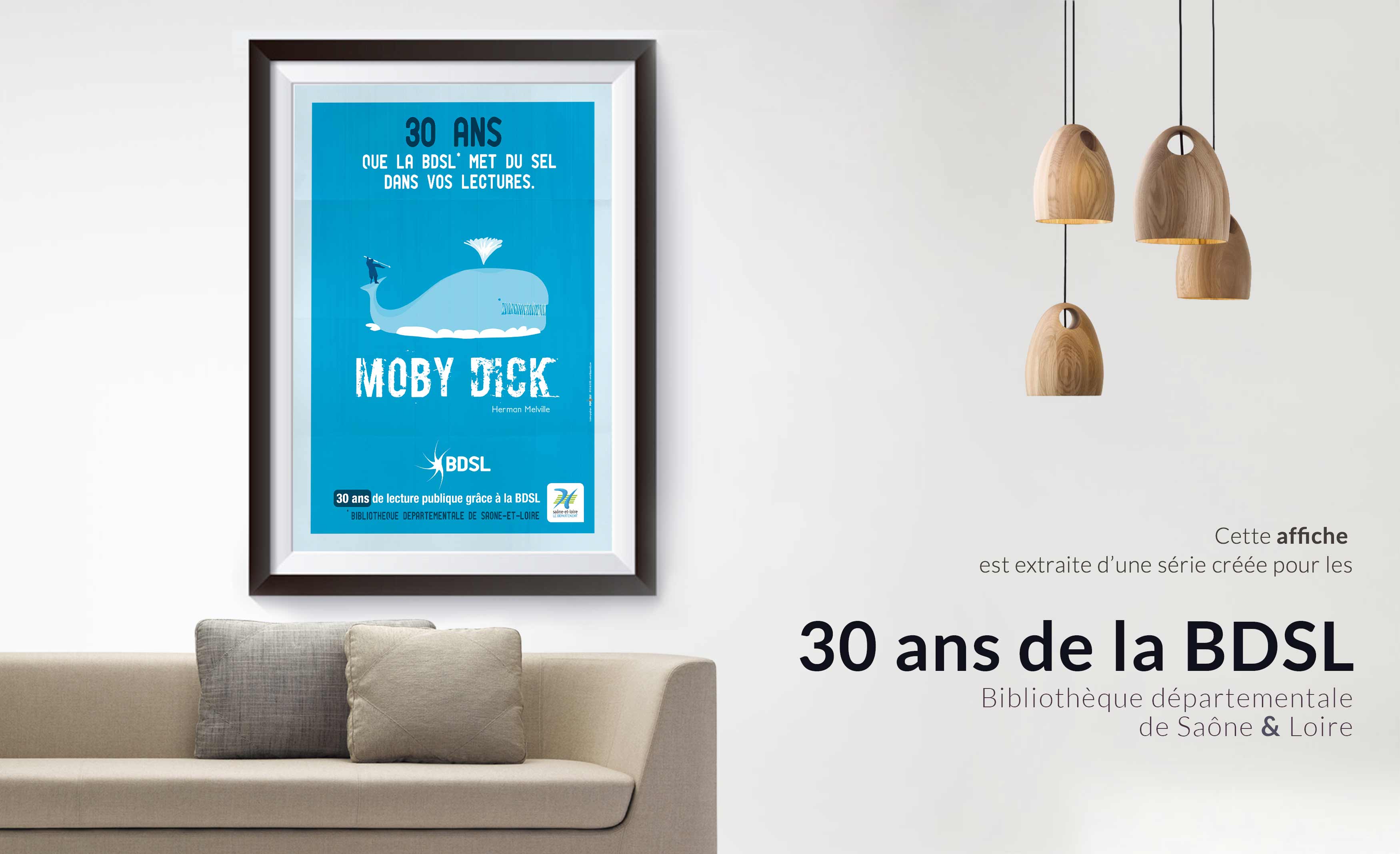 Affiche extraite de la communication pour les 30 ans de la BDSL