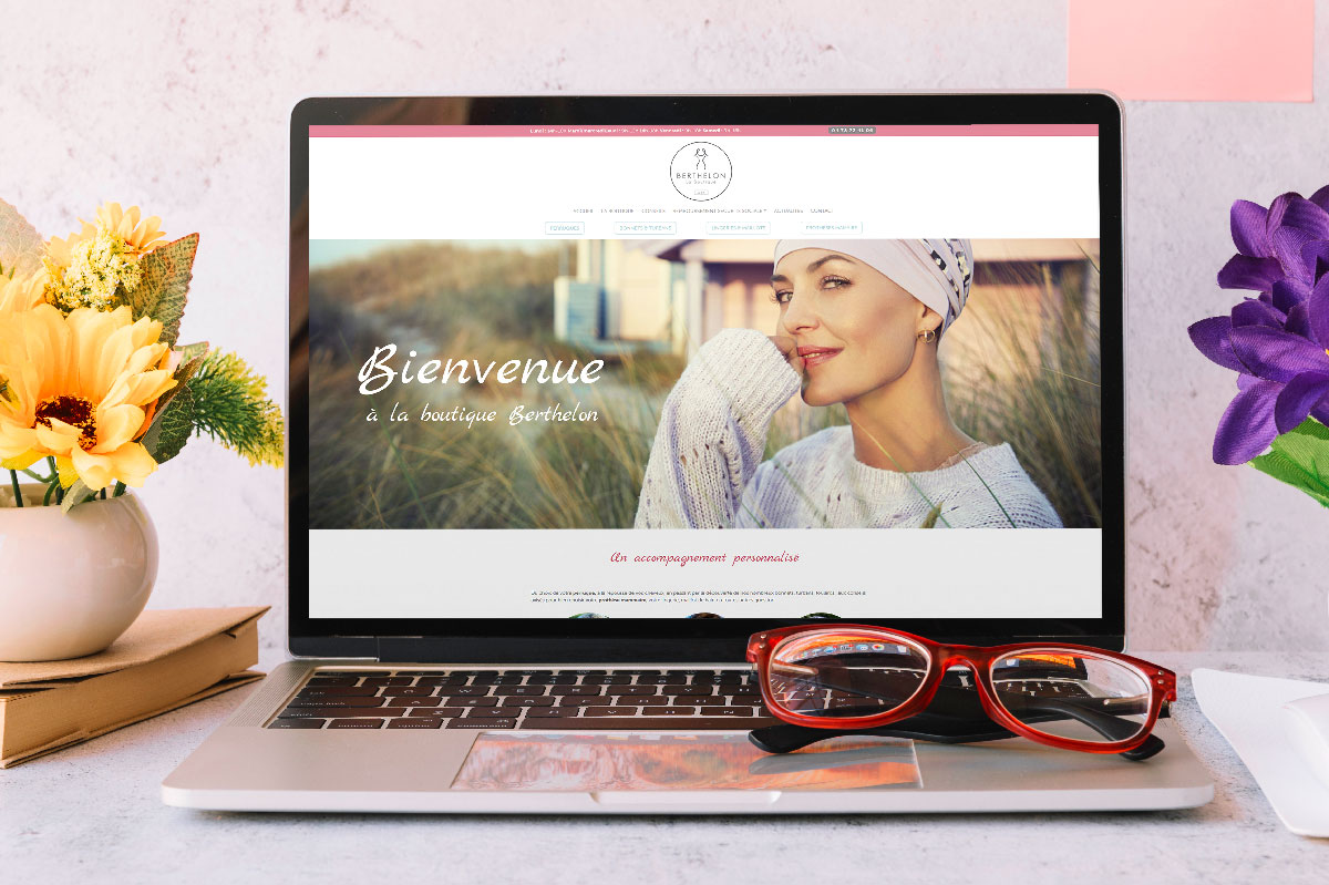 Création du site internet pour la boutique Berthelon