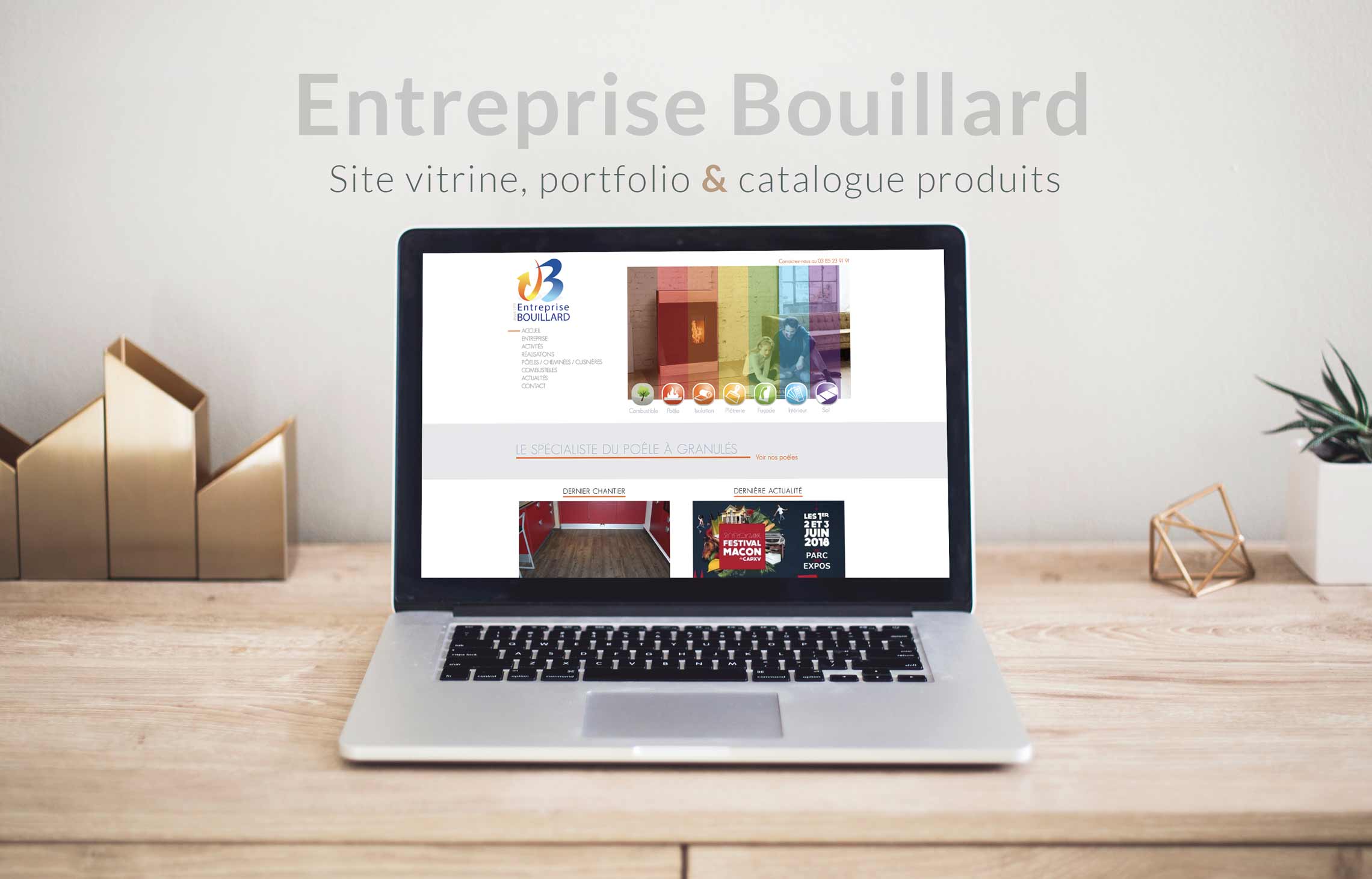 site internet de l'entreprise Bouillard