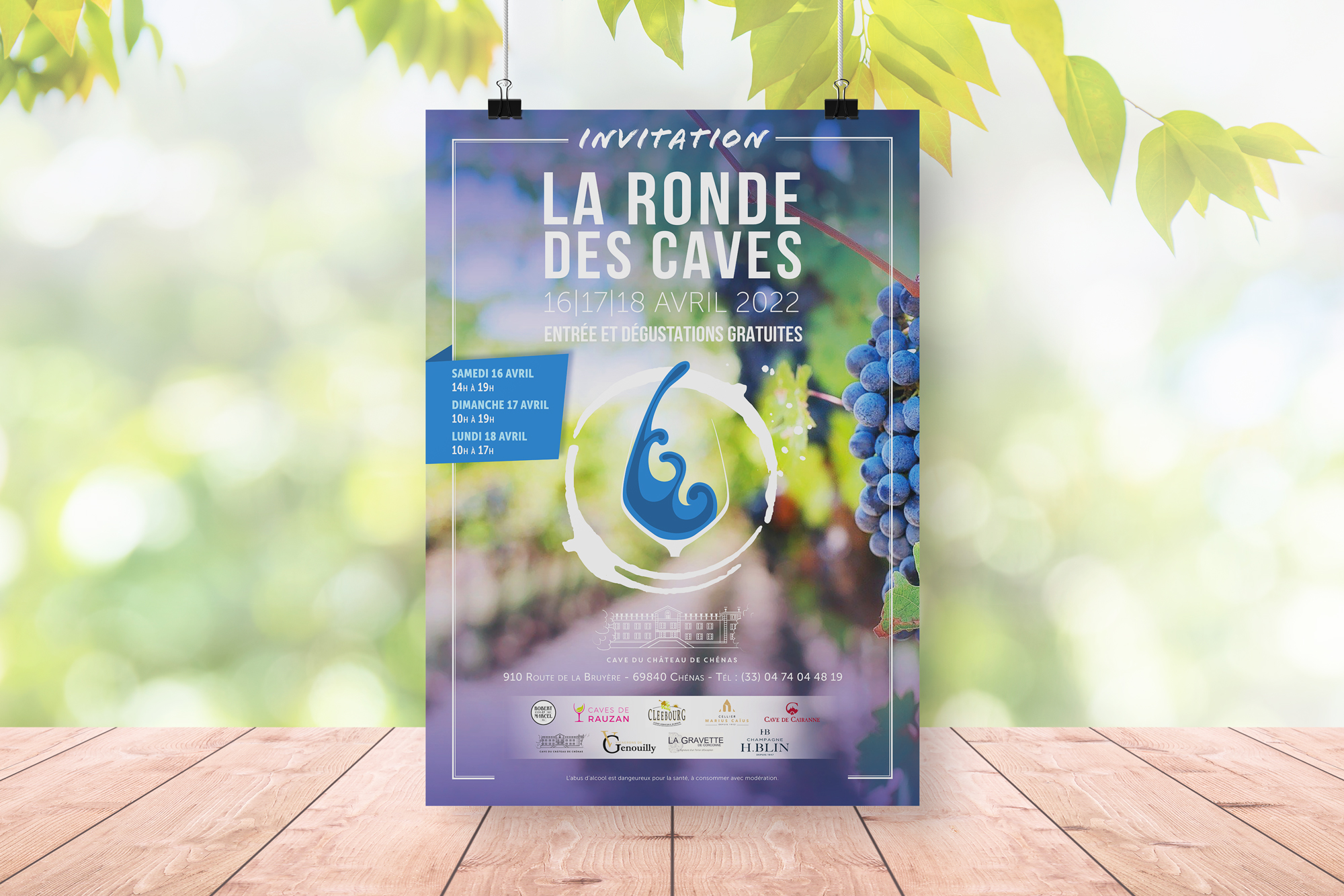 visuel la ronde des caves adapté au format A3