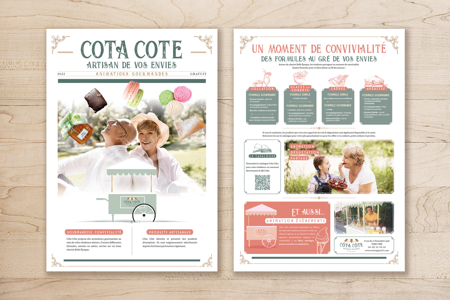 flyer format journal recto verso côta côte