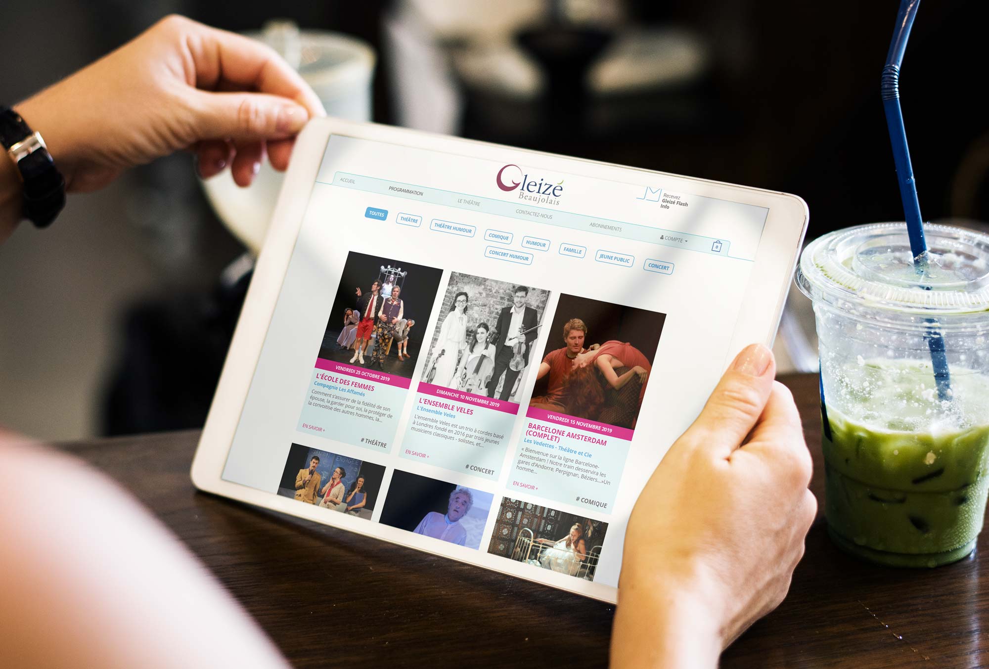pages programmes billetterie théâtre de Gleizé