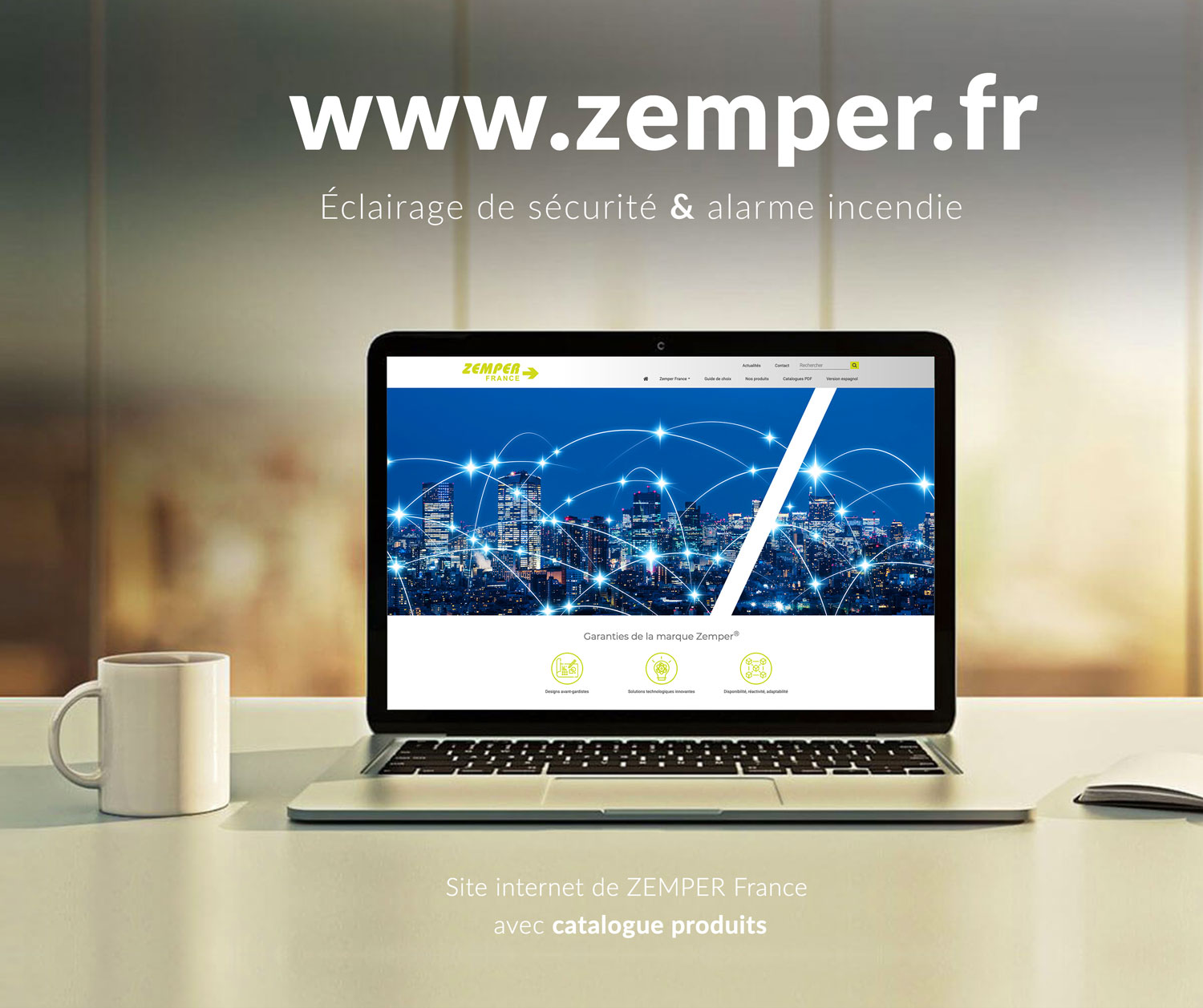création catalogue en ligne Zemper