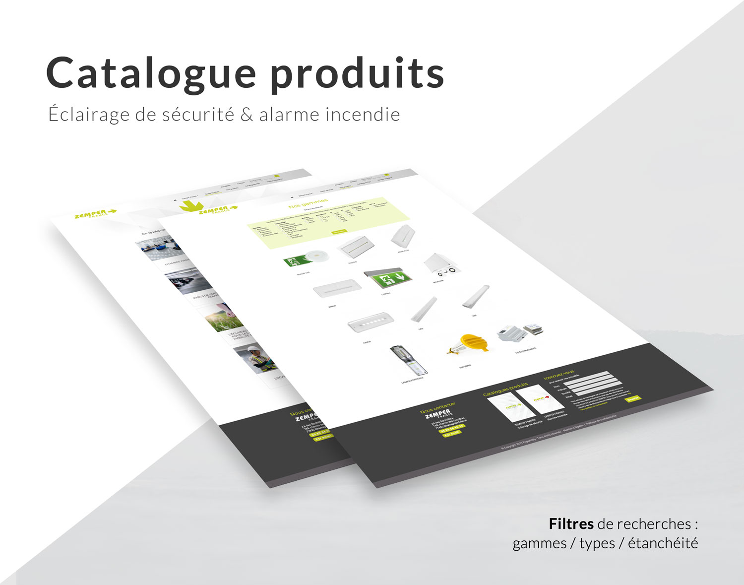 catalogues en ligne de Zemper France