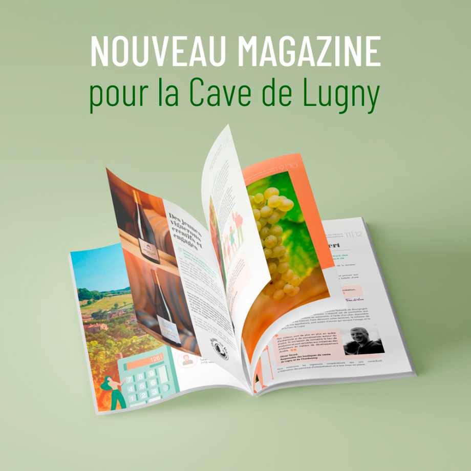 Création d'un magazine pour la Cave de Lugny 